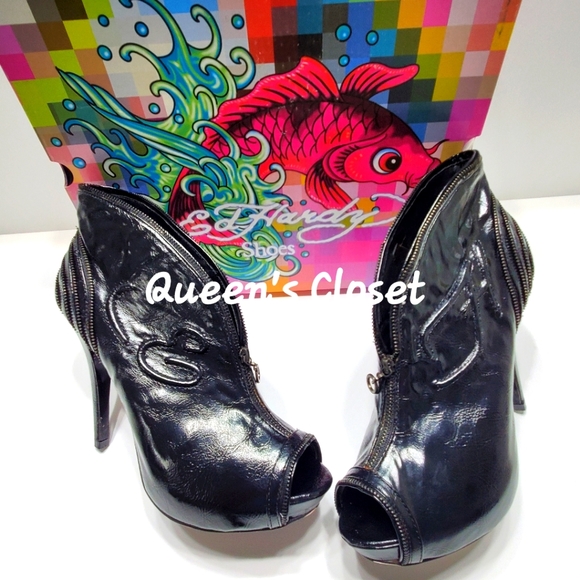 Ed Hardy | Mumbai Stiletto Ankle Booties |💥BRAND NEW - Picture 6 of 11
